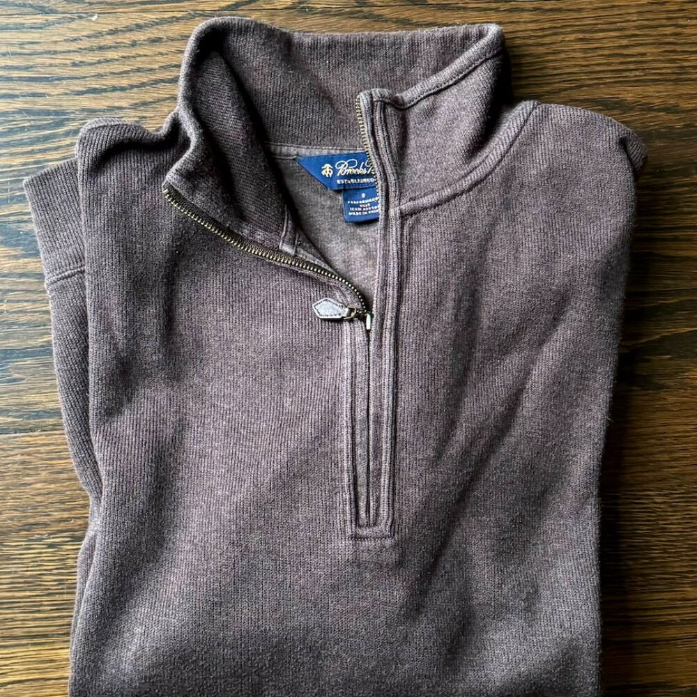 Brooks Brother Quarter Zip Sweater